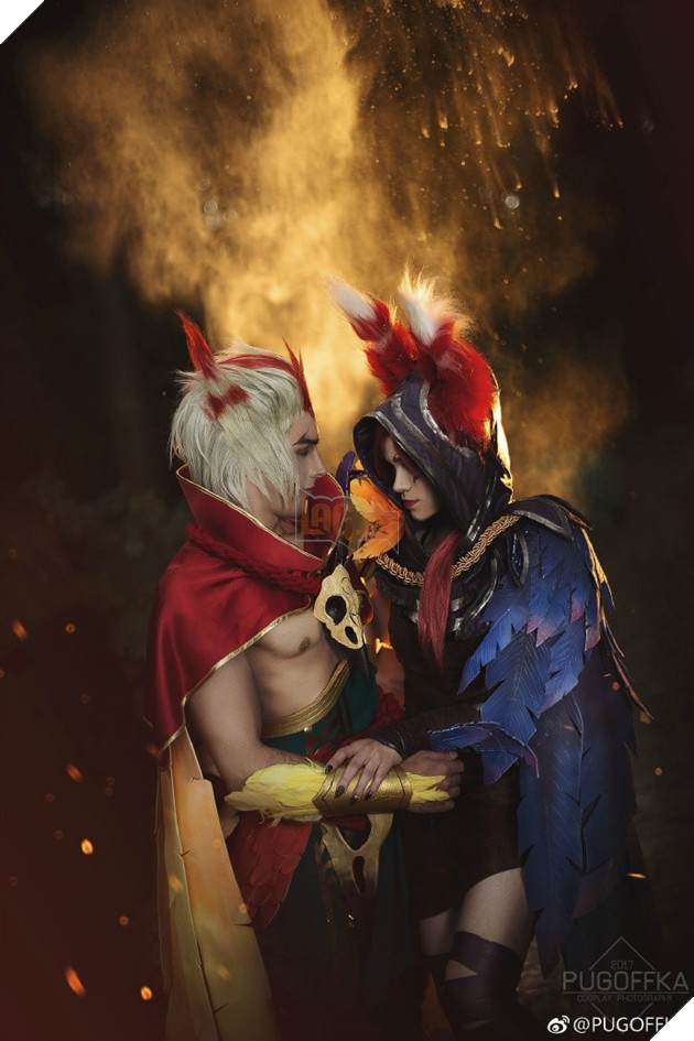 LMHT: Cặp đôi hoàn hảo Xayah - Rakan tái hiện hoàn hảo bởi cặp cosplayer Nga 8