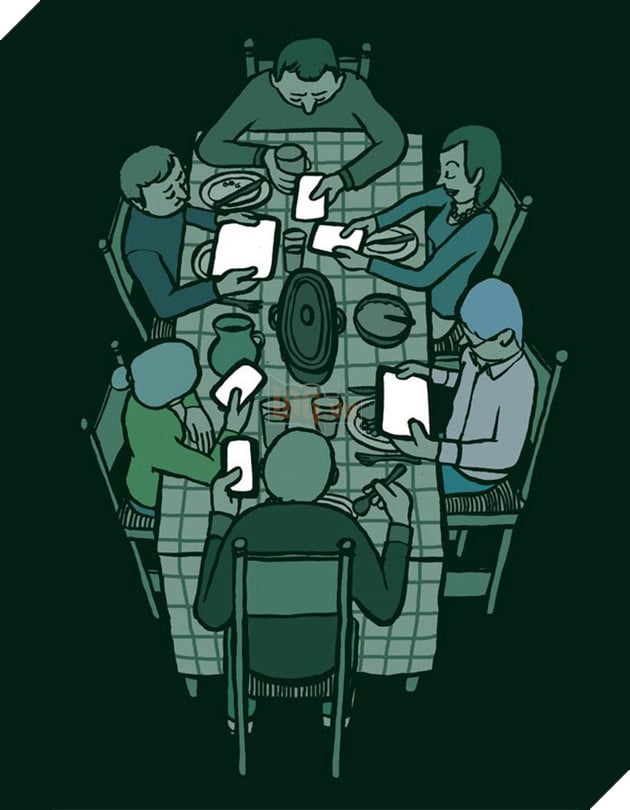 Sững sờ khi nhìn thấy 21 bức ảnh châm biếm về tình trạng nghiện công nghệ của con người sau đây - Ảnh 6.