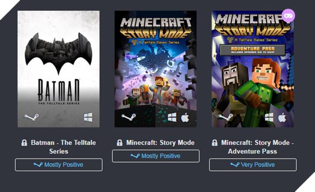 Trải nghiệm 9 siêu phẩm của Telltale chỉ với 1 USD cùng Humble Bundle mới 5