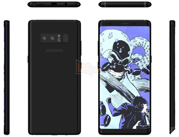 Hình ảnh báo chí của Galaxy Note8 lộ diện trước thềm sự kiện Samsung Unpacked