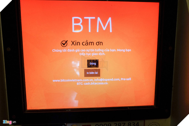 Phía công ty cho biết hiệu quả kinh tế của máy BTM không cao nhưng từ chối tiết lộ con số cụ thể. Theo thông tin trên website, công ty TNHH Bitcoin Việt Nam có giấy phép kinh doanh số 0312584713, hoạt động từ năm 2013.
