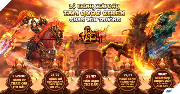 Quan Vân Trường tổ chức giải đấu online đầu tiên mang tên Tam Quốc Chiến