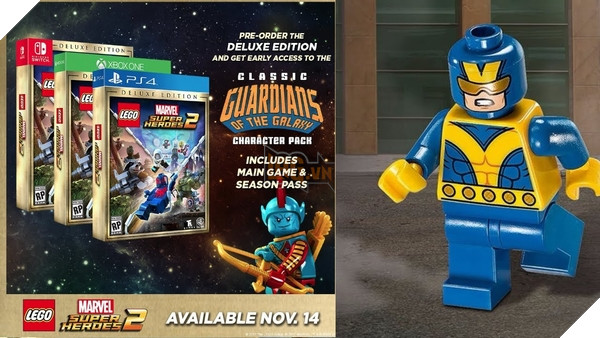 Đặt mua game LEGO Marvel Super Heroes Deluxe Edition để nhận gói nhân vật độc quyền