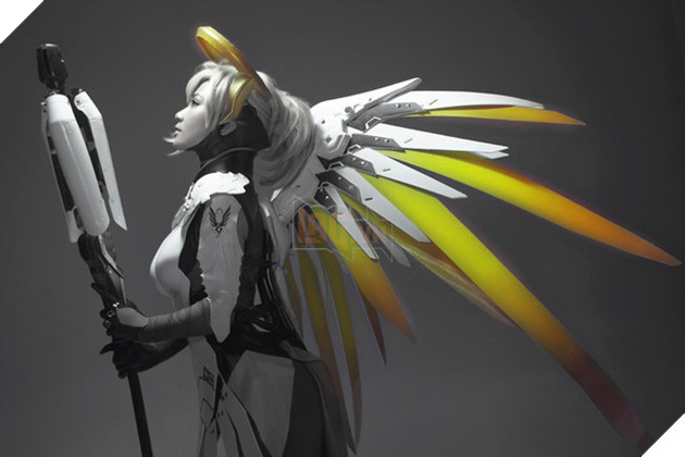 Ngất ngây với cosplay Mercy cực gợi cảm trong Overwatch