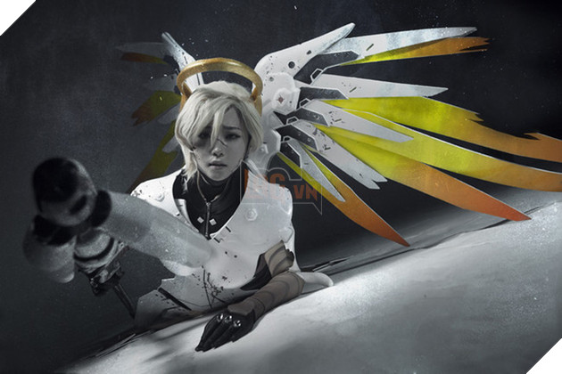 Ngất ngây với cosplay Mercy cực gợi cảm trong Overwatch