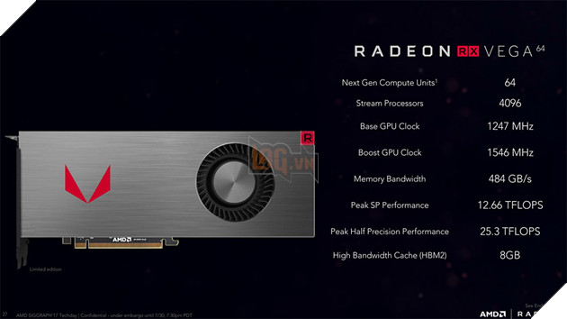 Chi tiết RX Vega 64, RX Vega 56 và hình ảnh thoáng qua của RX Vega Nano được AMD công bố tại Siggraph năm nay 3