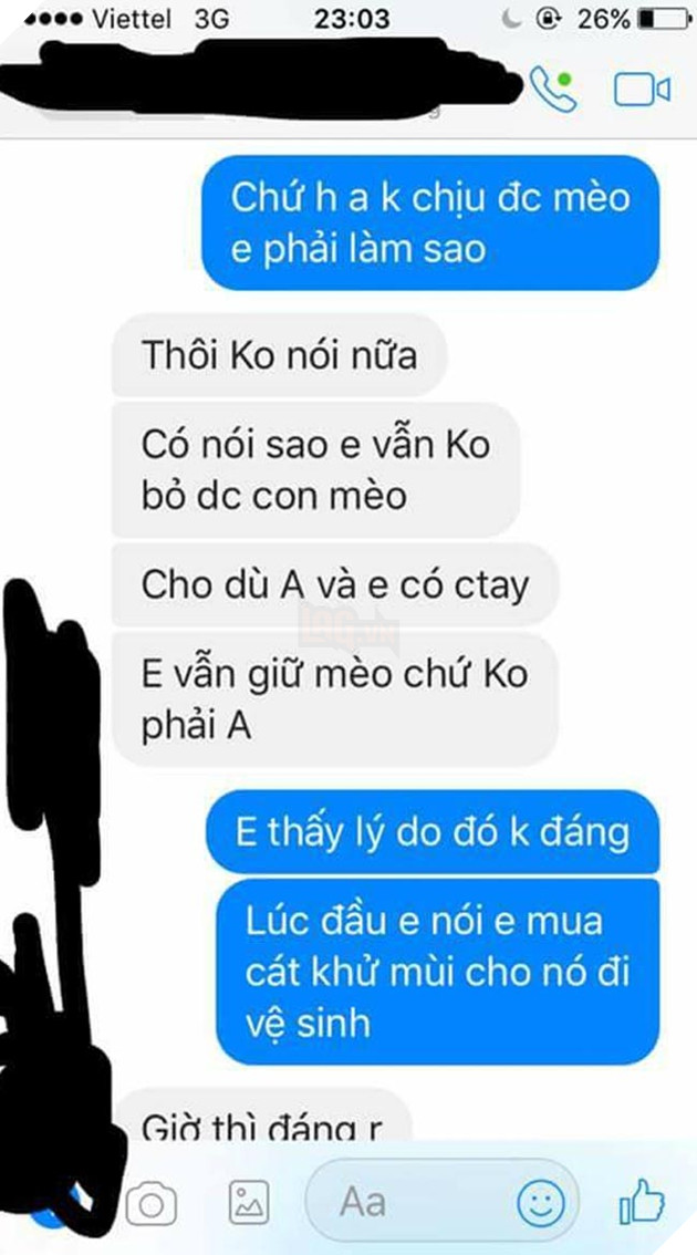 Cặp đôi mặn nồng 1 năm chia tay vì con mèo của người yêu hôi không ngửi được ? 7