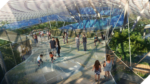 
Sàn lưới cao hơn 15m đảm bảo an toàn và thách thức những ai dũng cảm nhất.

 
