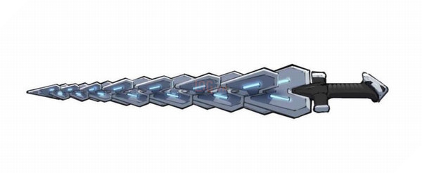 Tạo hình thanh kiếm của Psyren, mặc dù không giống với phong cách Overwatch