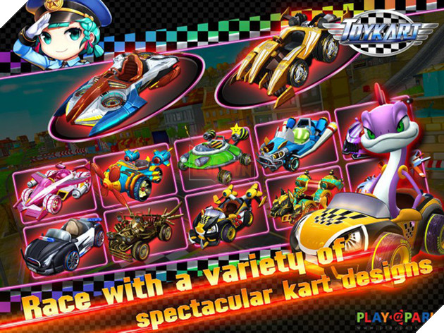 Toykart - Game mobile PvP vui nhộn giống "Đua Xe Thú" đã ra mắt tại ĐNÁ