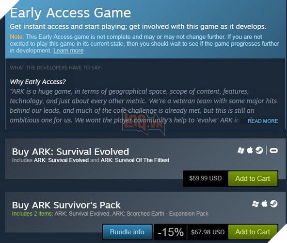 ARK: Survival Evolved lại dời ngày ra mắt ngay sau đợt tăng giá game 3