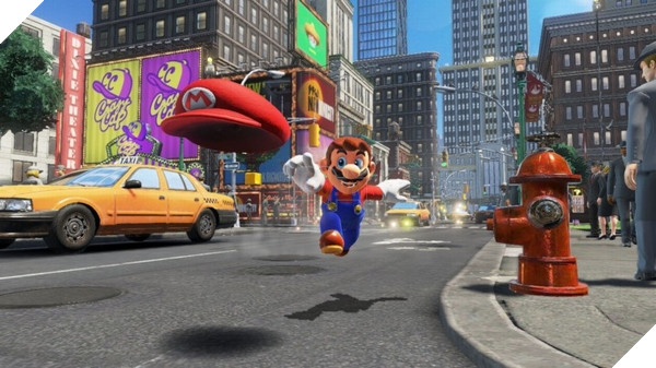 Trong Super Mario Odyssey, Mario có thể ném ... cái mũ của mình ra để bắt kẻ địch