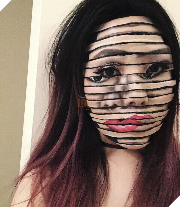 Ảo giác khuôn mặt bị cắt thành từng khúc dưới bàn tay phép thuật phù thủy trang điểm - Ảnh 17.