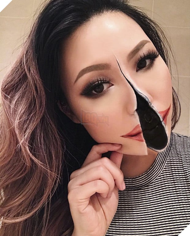 Ảo giác khuôn mặt bị cắt thành từng khúc dưới bàn tay phép thuật phù thủy trang điểm - Ảnh 5.