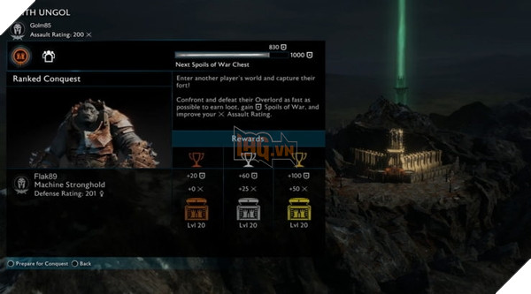 Middle-earth: Shadow of War hé lộ chế độ Conquest cho đấu mạng 3