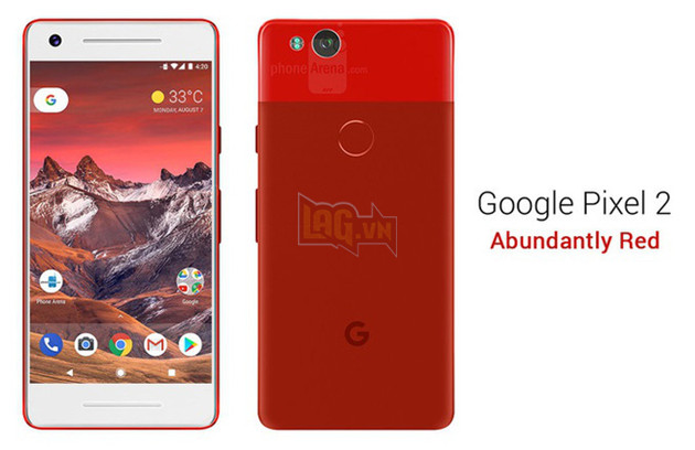 Lộ diện bản render nét nhất của Google Pixel 2 từ trước đến nay với nhiều tùy chọn màu sắc 5