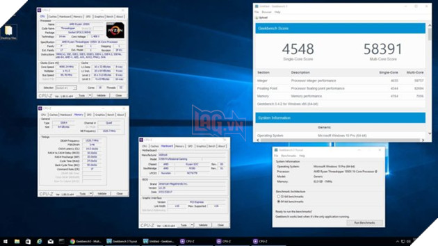 Threadripper 1950X ép xung lên mức 4.1 GHz trên cả 16 nhân - Trên mức tưởng tượng 3