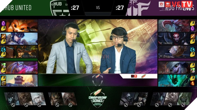 Tổng hợp kết quả Play-off MDCS Hè 2017: EHU vs RF ngày 09/08/2017