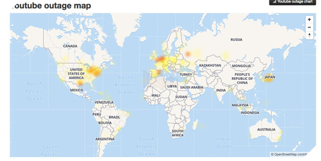 YouTube vừa sập tại nhiều nơi trên thế giới 2