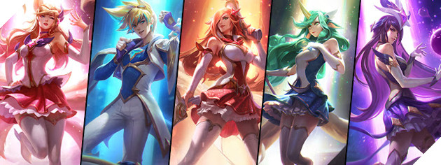 LMHT: Hình ảnh đại diện của 5 trang phục Vệ Binh Tinh Tú mới nhất