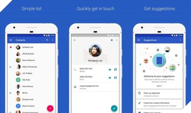 Đã có thể tải về ứng dụng Google Contact trên bất kỳ thiết bị Android nào chạy Lollipop trở lên