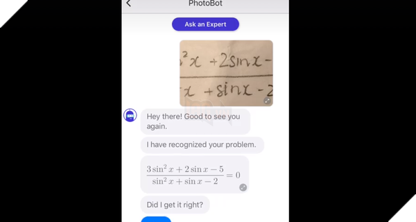 
Hình chụp video Robot giảng toán.
