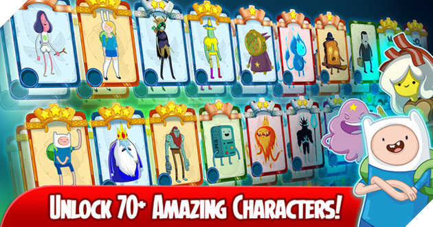 Champions and Challengers Adventure Time - Game hoạt hình nhập vai cực vui nhộn cho Mobile