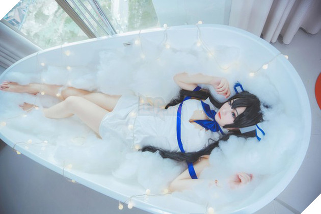 Cosplay Hestia cực dễ thương trong light novel nổi tiếng DanMachi