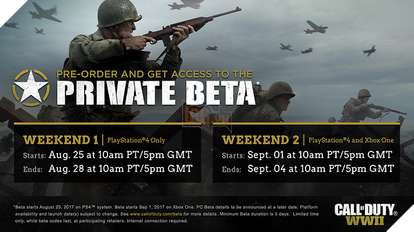 Private Beta sẽ chạy trên PS4 và Xbox One cuối tháng 8 - đầu tháng 9