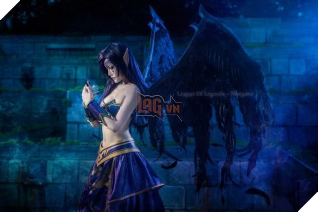 LMHT: Bộ ảnh cosplay thiên thần cánh đen Morgana ma mị hớp hồn game thủ 9