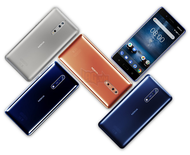 Nokia 8 chính thức ra mắt - Camera kép thấu kính Zeiss và âm thanh OZO 2