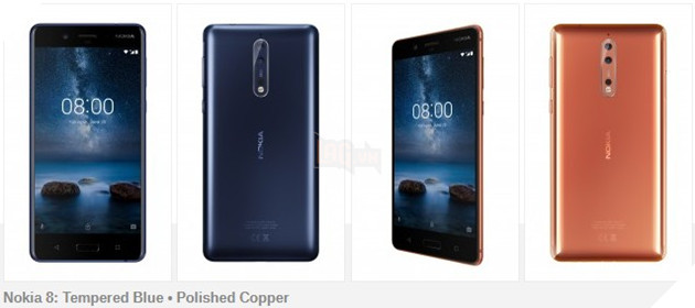 Nokia 8 chính thức ra mắt - Camera kép thấu kính Zeiss và âm thanh OZO 4