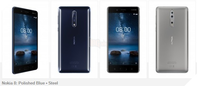 Nokia 8 chính thức ra mắt - Camera kép thấu kính Zeiss và âm thanh OZO 3