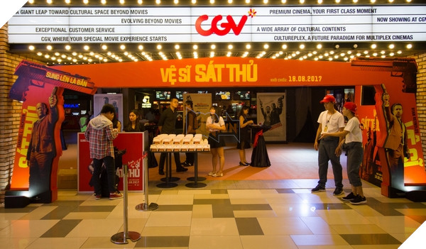 Khu vực cổng chào buổi Họp báo