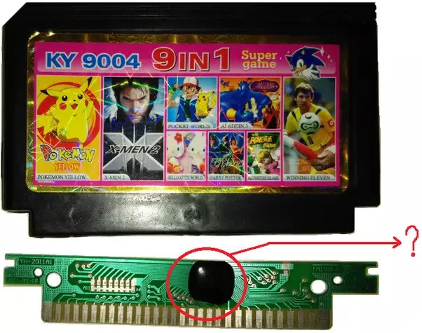 
Khi mà hộp băng hỏng, thì chỉ việc lấy chip ra và sử dụng chúng để chơi.
