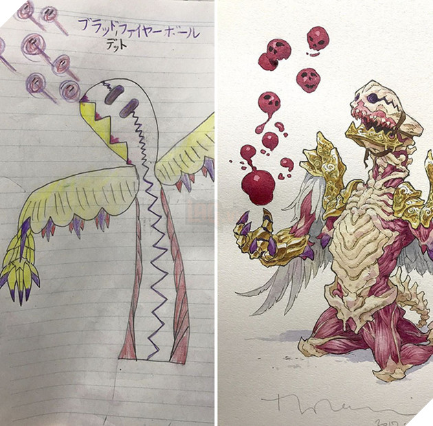  Vui Họa sĩ truyện tranh biến các bức vẽ nguệch ngoạc của con trai thành những nhân vật anime siêu ngầu phần 2  17