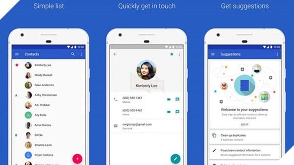 Contacts - Ứng dụng Google ra mắt cho các thiết bị Android 2