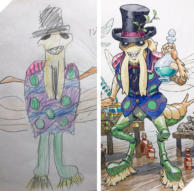 Con vẽ tranh nguệch ngoạc, bố sửa lại từng ly từng tý và kết quả thật bất ngờ - Ảnh 15.