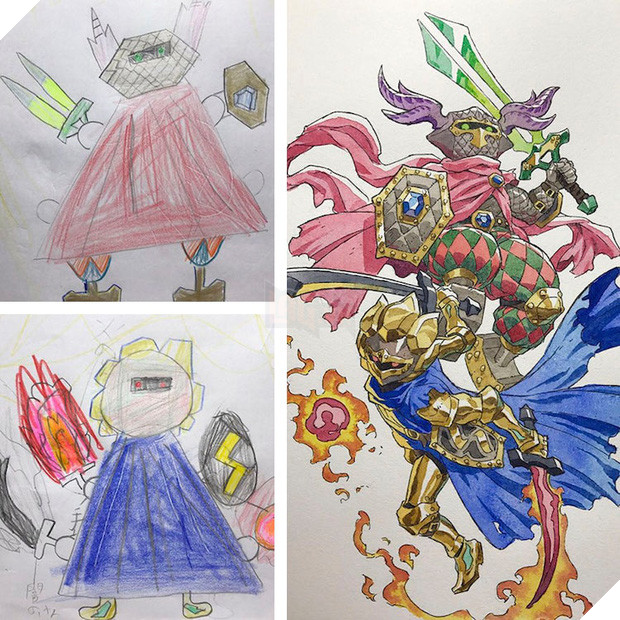 Con vẽ tranh nguệch ngoạc, bố sửa lại từng ly từng tý và kết quả thật bất ngờ - Ảnh 21.