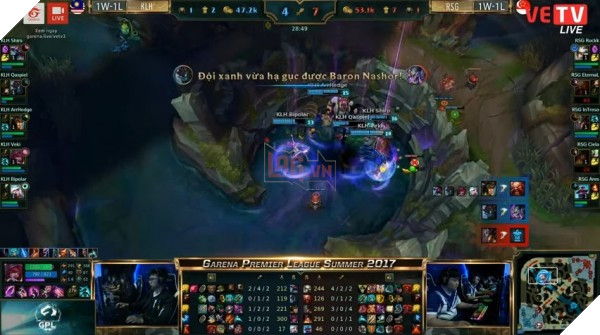  GPL Mùa Hè 2017 Đội tuyển bị đánh giá thấp Resurgence bất ngờ vươn lên vị trí đầu bảng 10