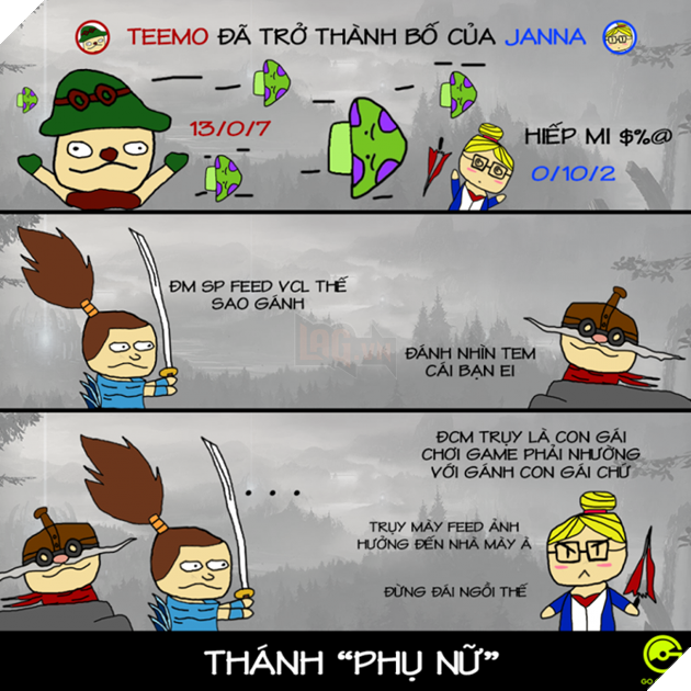 Những kiểu đồng đội bạn luôn gặp trong Liên Minh Huyền Thoại 4