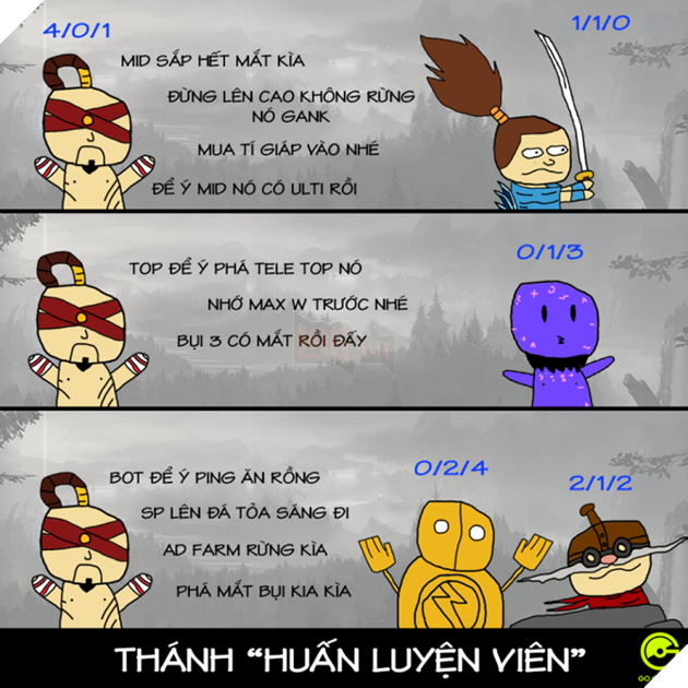 Những kiểu đồng đội bạn luôn gặp trong Liên Minh Huyền Thoại 6