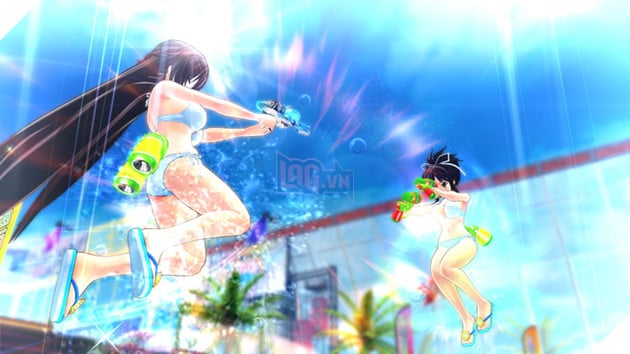 Game toàn gái xinh mặc bikini bắn nhau Senran Kagura: Peach Beach Splash sắp mở cửa