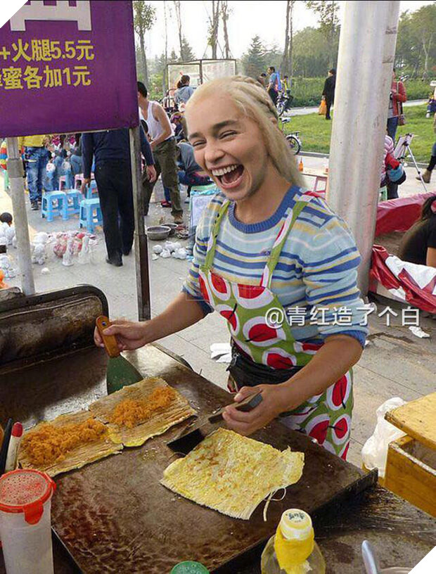 Sa cơ lỡ vận, dàn nhân vật Game of Thrones sang Trung Quốc bán hàng rong