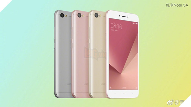 Xiaomi Redmi Note 5A chính thức ra mắt: nhiều biến thể, camera selfie 16 MP, giá rẻ