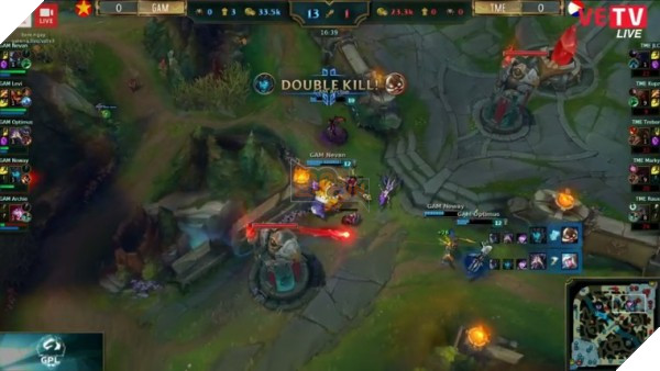  GPL Mùa Hè 2017 GAM dễ dàng giành tấm vé đầu tiên vào nhánh thắng 2