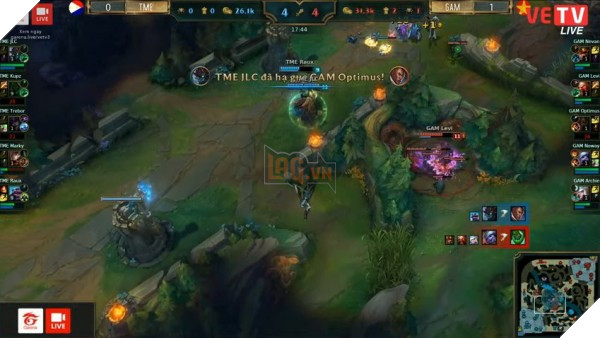  GPL Mùa Hè 2017 GAM dễ dàng giành tấm vé đầu tiên vào nhánh thắng 4