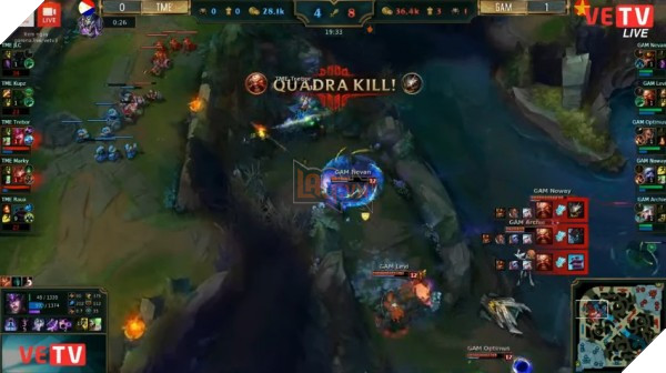  GPL Mùa Hè 2017 GAM dễ dàng giành tấm vé đầu tiên vào nhánh thắng 5