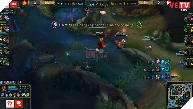  GPL Mùa Hè 2017 GAM dễ dàng giành tấm vé đầu tiên vào nhánh thắng 7