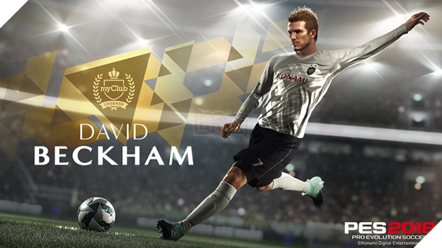 David Beckham sẽ có mặt trong Pro Evolution Soccer 2018